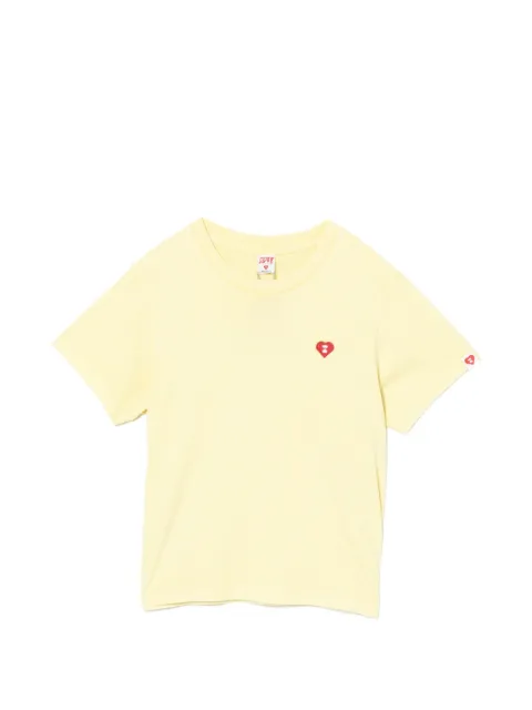 APEE™ by *A BATHING APE® heart-logo T-shirt Yellow OPXTEAS456A6