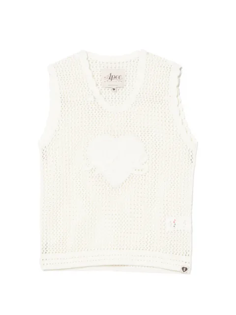APEE™ by *A BATHING APE® logo-applique vest Neutrals 0PXKNAS186A6QIVX00S