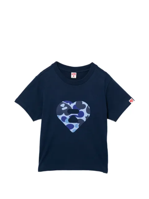 APEE™ by *A BATHING APE® heart-printed T-shirt Blue 0PXTEAS490A6Q