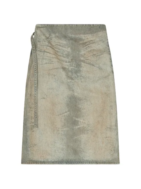Diesel De-Morika midi skirt Green A2377109P24