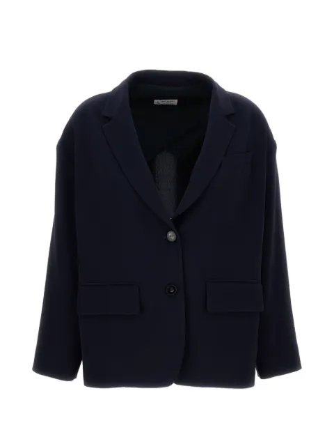 Alberto Biani two-button patch-pocket blazer Blue IV850AC002880