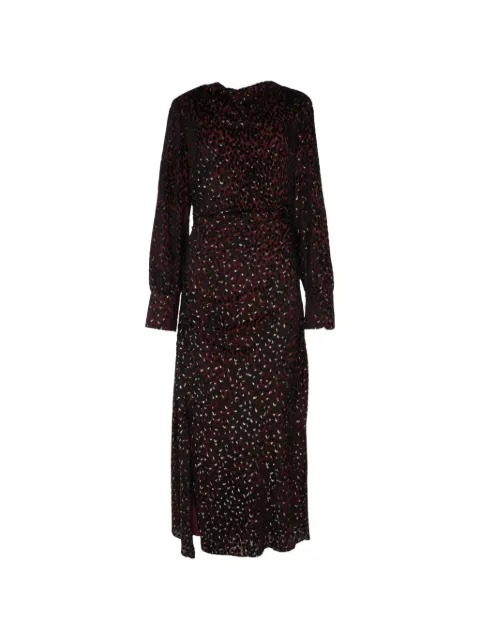SIMKHAI Ashby draped midi dress Red 6251171L