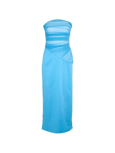 SIGNIFICANT OTHER Aryn strapless ruched dress Blue SS251083D