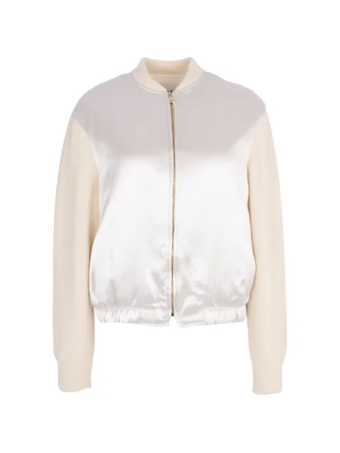 Fabiana Filippi long-sleeves bomber jacket White CTD266F273