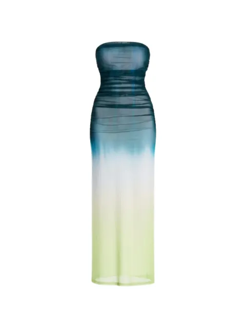 SIGNIFICANT OTHER Sura strapless gradient dress Blue SD2407181DF1RPRT