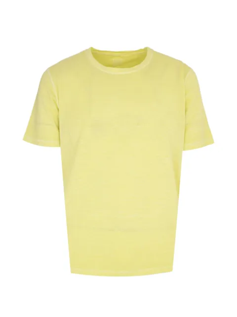 120% Lino short sleeve T-shirt Yellow 33ALIM7186000G308