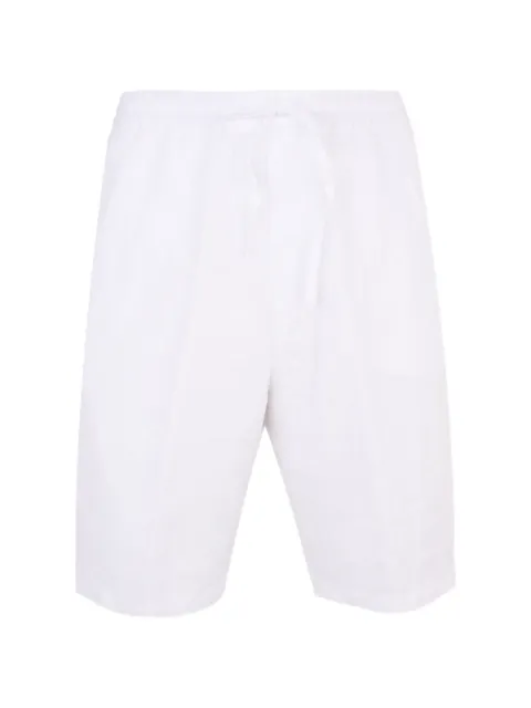 120% Lino drawstring bermuda shorts White 33ALIM29CM0000253S