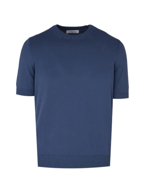 Gran Sasso ribbed-trim T-shirt Blue 1816357188