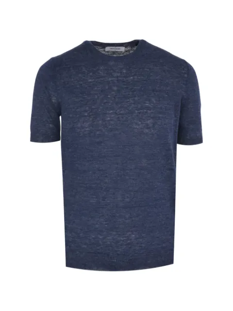 Gran Sasso fine-knit short-sleeve T-shirt Blue 2480157177