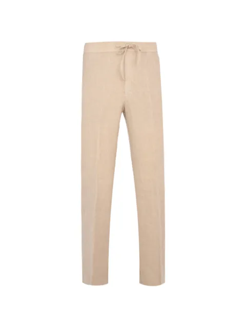 120% Lino drawstring trousers Neutrals 33ALIM29PT0000253