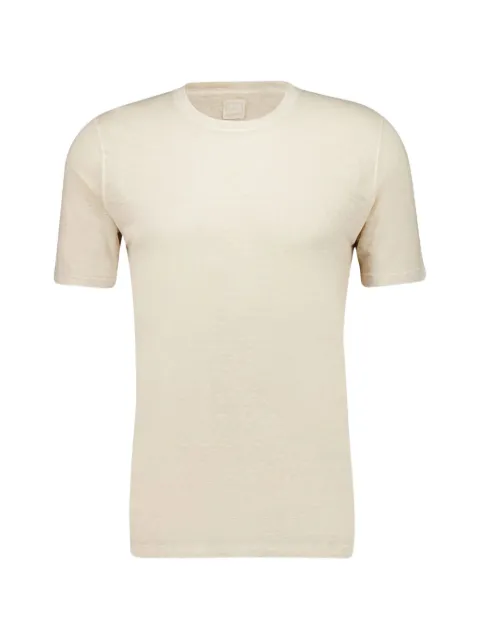 120% Lino round-neck short-sleeve T-shirt Neutrals 33ALIM7186000G308
