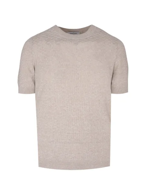 Gran Sasso basket-weave T-shirt Neutrals 1866857169