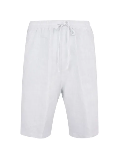 120% Lino drawstring bermuda shorts White 33ALIM29CM0000253