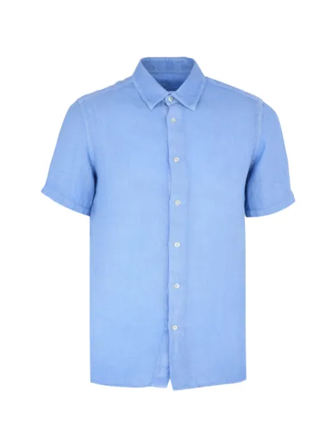 120% Lino short-sleeve shirt Blue 33ALIM1PKB0000115