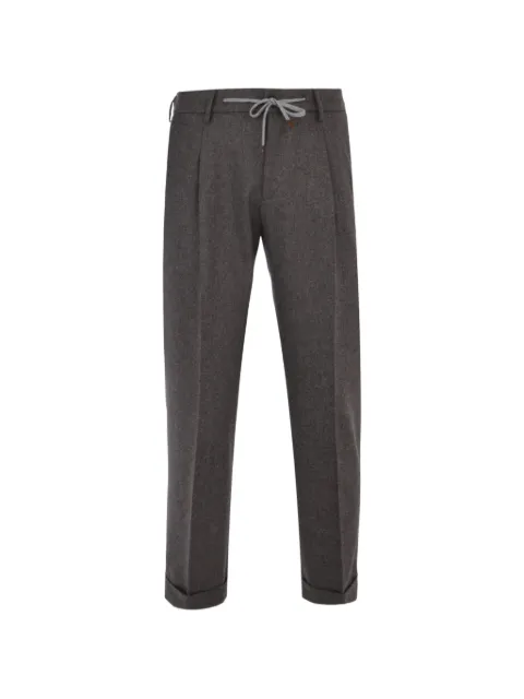 Barba Roma drawstring trousers Grey 51025