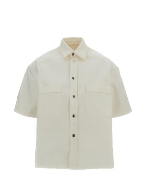 Plan C short-sleeve shirt White CMCEH19J00TD00500W02