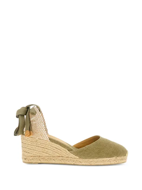 Castañer ankle-strap espadrilles Green 021644423