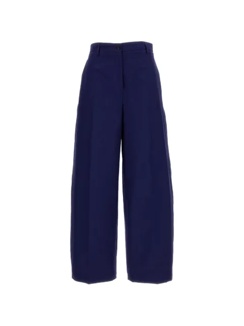 Alberto Biani wide-leg belt trousers Blue CC852CO030282