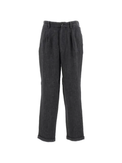 Barena pleated cuffed trousers Grey PAU54344160580