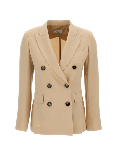 Alberto Biani double-breasted flap blazer Neutrals II821AC002820