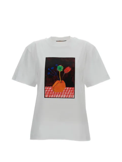 Plan C graphic-print T-shirt White THCJD50SK9TJ002