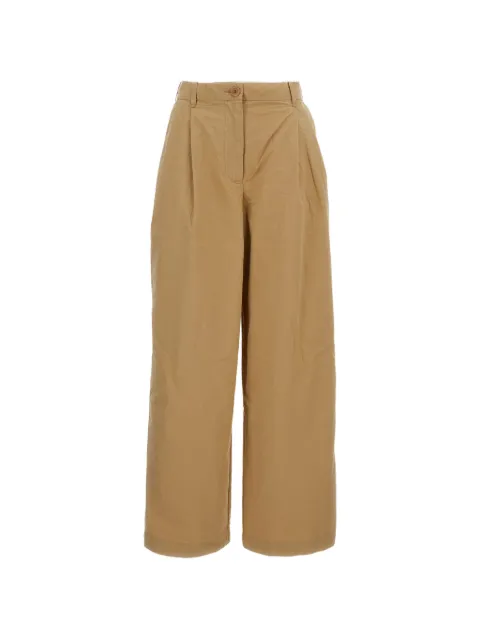 Casey Casey Sienna pleated trousers Yellow 26FP27210001