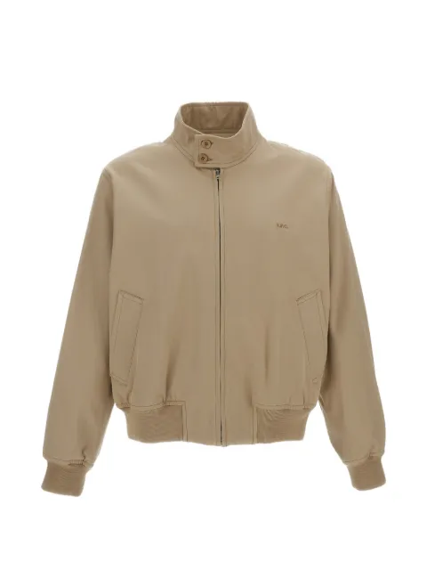 A.P.C. zip-up bomber jacket Neutrals COHLCH32047BAA
