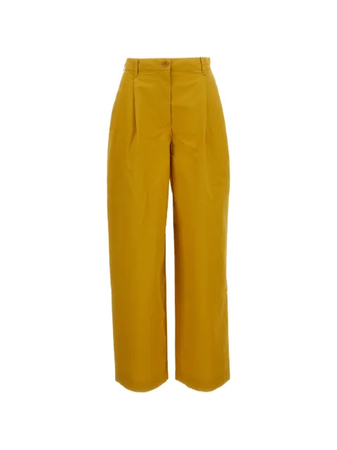 Casey Casey Sienna pleated trousers Yellow 26FP2725007
