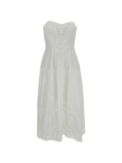 Charo Ruiz Ibiza Marlin strapless midi dress White 263610