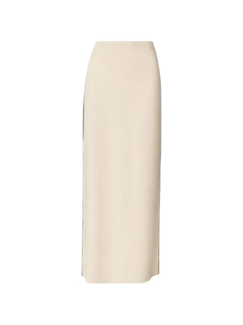 Fabiana Filippi contrast-trim pencil skirt Neutrals GND276F817M1810000VR1