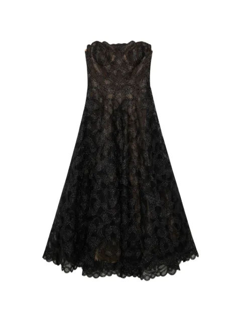 SIMKHAI Elvina bustier midi dress Black 6251188M