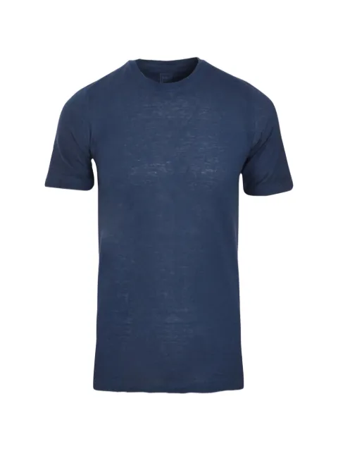 120% Lino short-sleeve T-shirt Blue 33ALIM79I2000G308