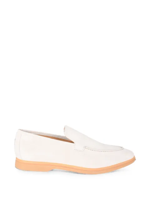 Eleventy suede slip-on loafers Neutrals M77SCAL22SCA0M019