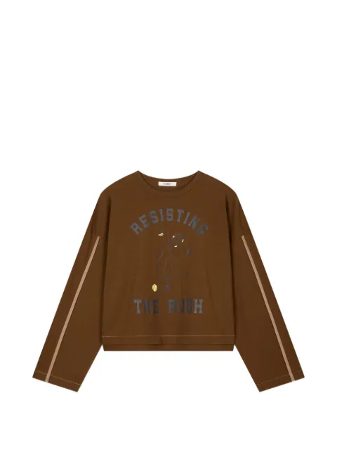 TOMBOY duck-print sweatshirt Brown 9106122104