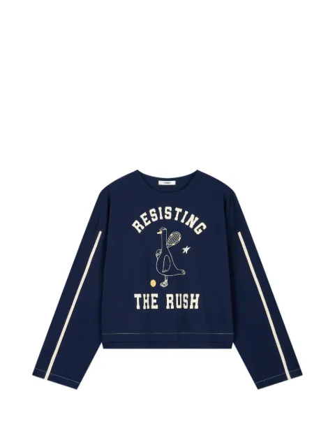 TOMBOY duck-print sweatshirt Blue 9106122104