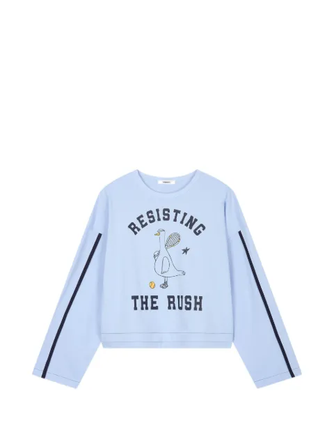 TOMBOY duck-print sweatshirt Blue 9106122104