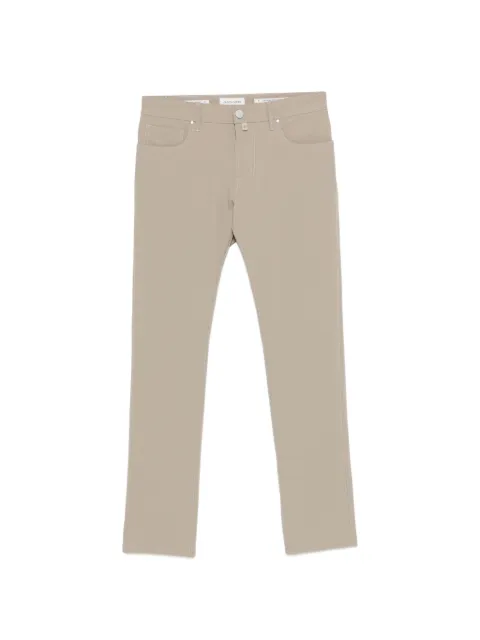Jacob Cohën logo-patch trousers Neutrals JUMQW009001S4024RW