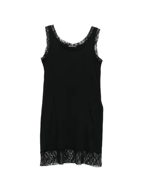 OUR LEGACY Dawn lace mini dress Black W2266DRRAVENMISTAIRVEILCOTTON