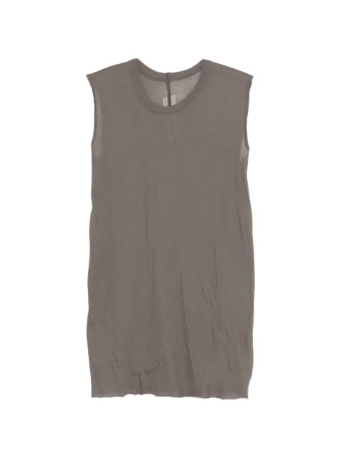 Rick Owens sleeveless T-shirt Grey RU01F2151UC