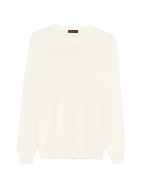 Zanone round-neck sweater Neutrals 810234ZY318