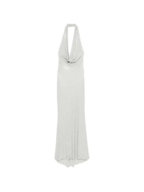 TWENTY FOURHAITCH Kuta halterneck maxi dress Silver A0123ARG62P