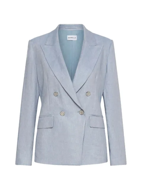 Marella double-breasted blazer Blue 2613041181200