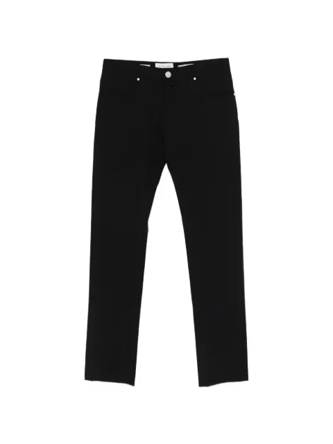 Jacob Cohën belt-loops trousers Black JUMQW009001S4024RW