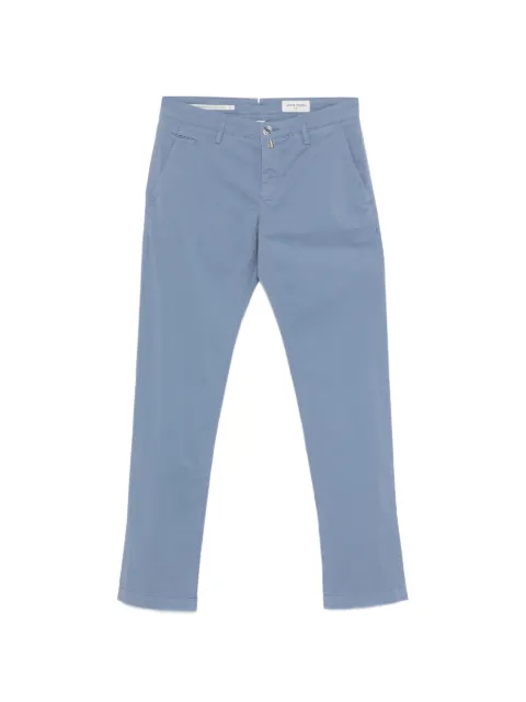 Jacob Cohën logo-patch trousers Blue JUMP0001001S2544TR