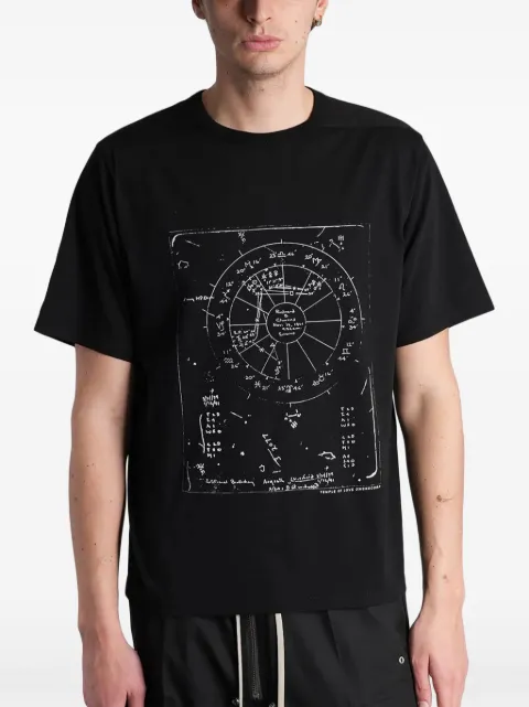 Rick Owens graphic short-sleeve T-shirt Black RR01F2232JAEP13
