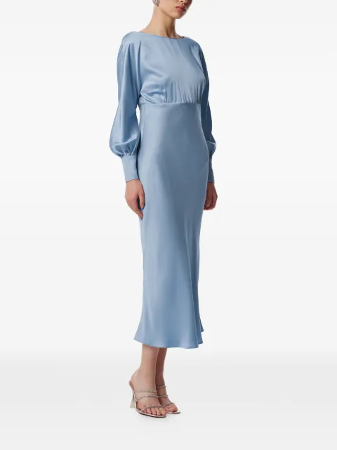 FRAMBOISE balloon-sleeve dress Blue TESSYBLUE