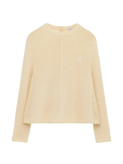 LOEWE logo cashmere sweater Neutrals S359Y55K50