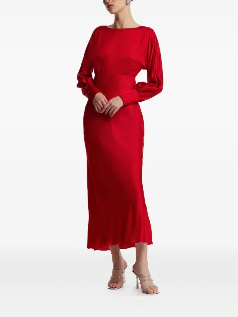 FRAMBOISE long-sleeve dress Red TESSY