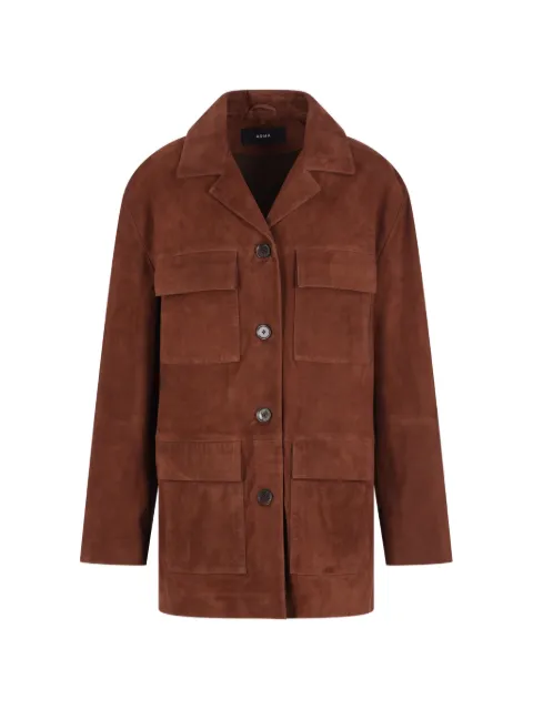 Arma Sendy leather jacket Brown 005L26102102MARRONE