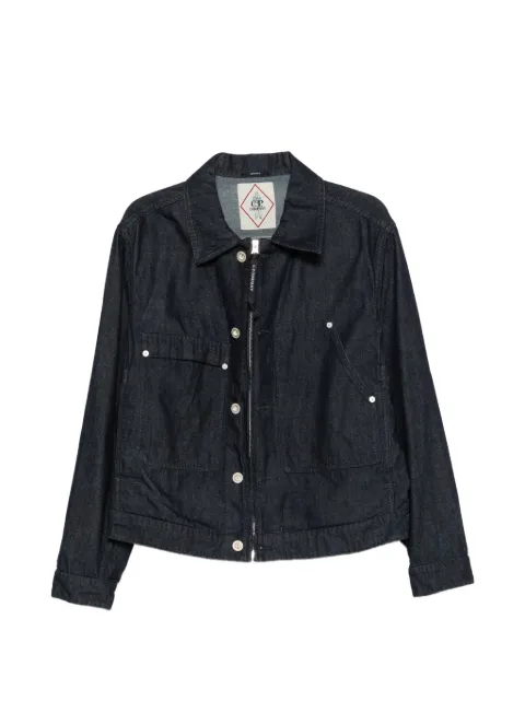 C.P. Company 3/1 denim zip jacket Blue 20CMOW161A110295WD08